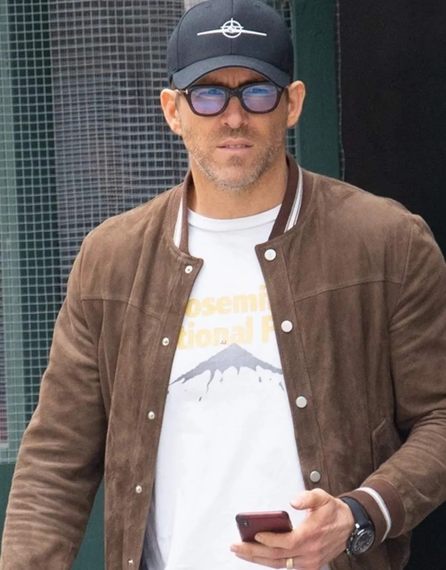 Ryan Reynolds Pokemon Detective Pikachu Bomber Jacket 